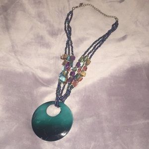 3/$15 sale! Multi colored shell necklace